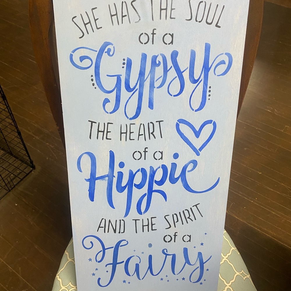 She has the Heart of a Gypsy..hand made Art